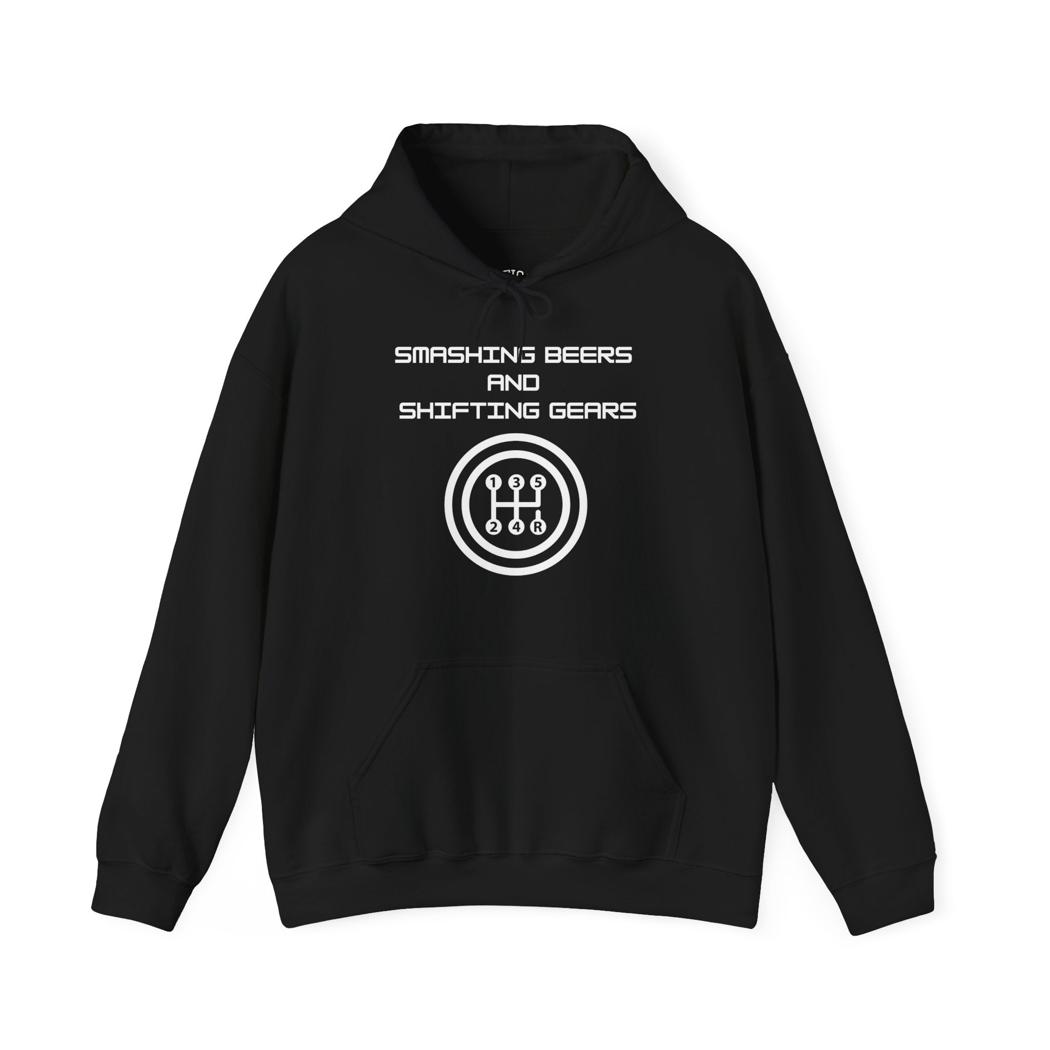 "Smashing Beers and Shifting Gears" - Gear Knob - Hooded Sweatshirt