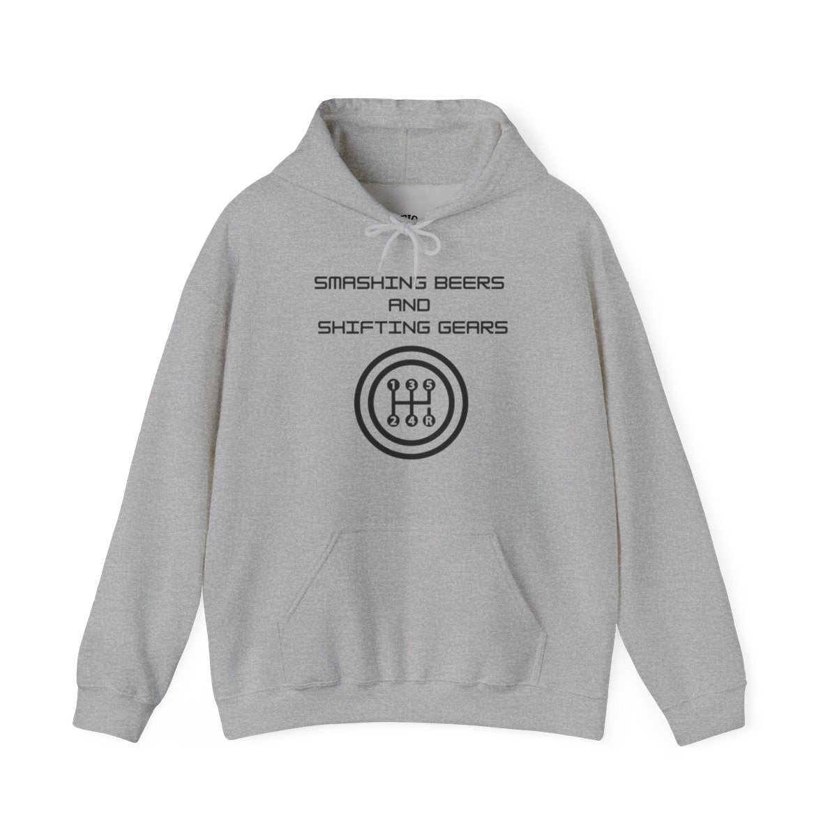 "Smashing Beers and Shifting Gears" - Gear Knob - Hooded Sweatshirt