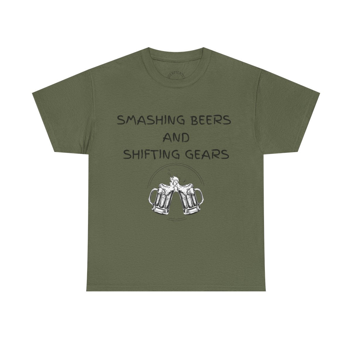 Smashing Beers and Shifting Gears Tee - either is better than putting it on your lid