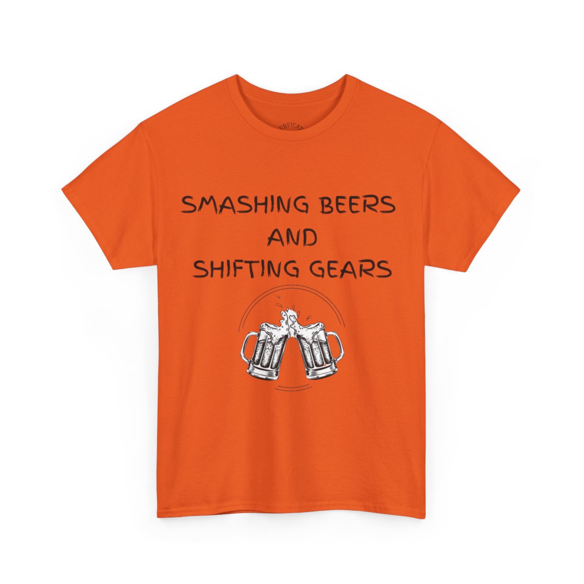 Smashing Beers and Shifting Gears Tee - either is better than putting it on your lid